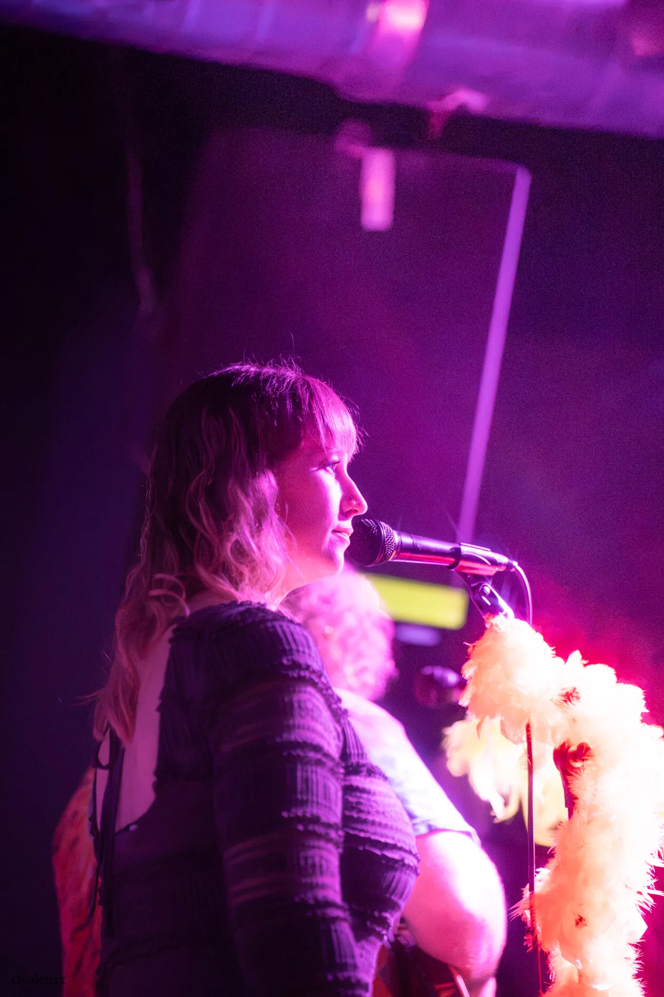 Chrystalline Machine performing live, Cincinnati, photo by Darrian Chen