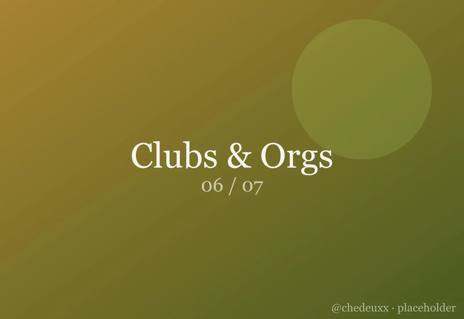 Clubs Orgs 06 — Clubs & Orgs photography by chedeuxx