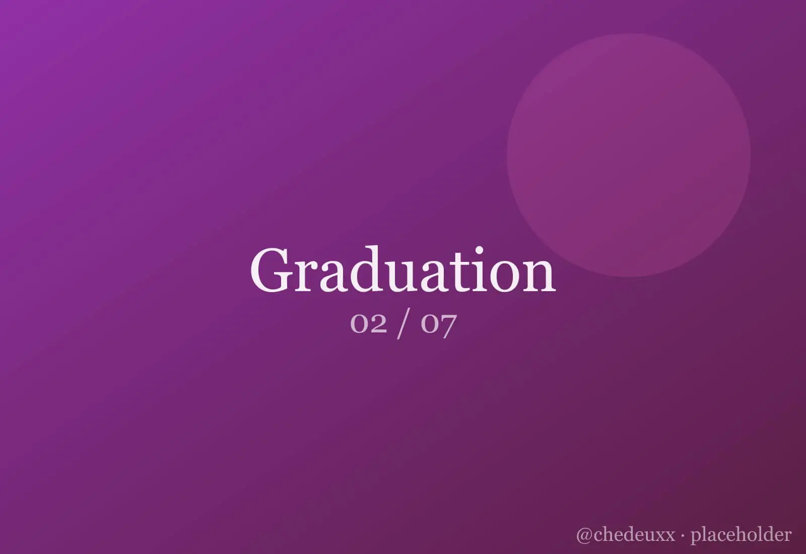 Graduation 02 — Graduation photography by chedeuxx
