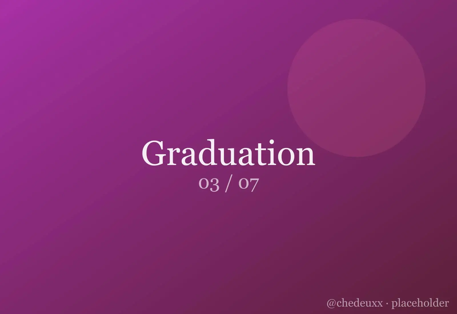 Graduation 03 — Graduation photography by chedeuxx