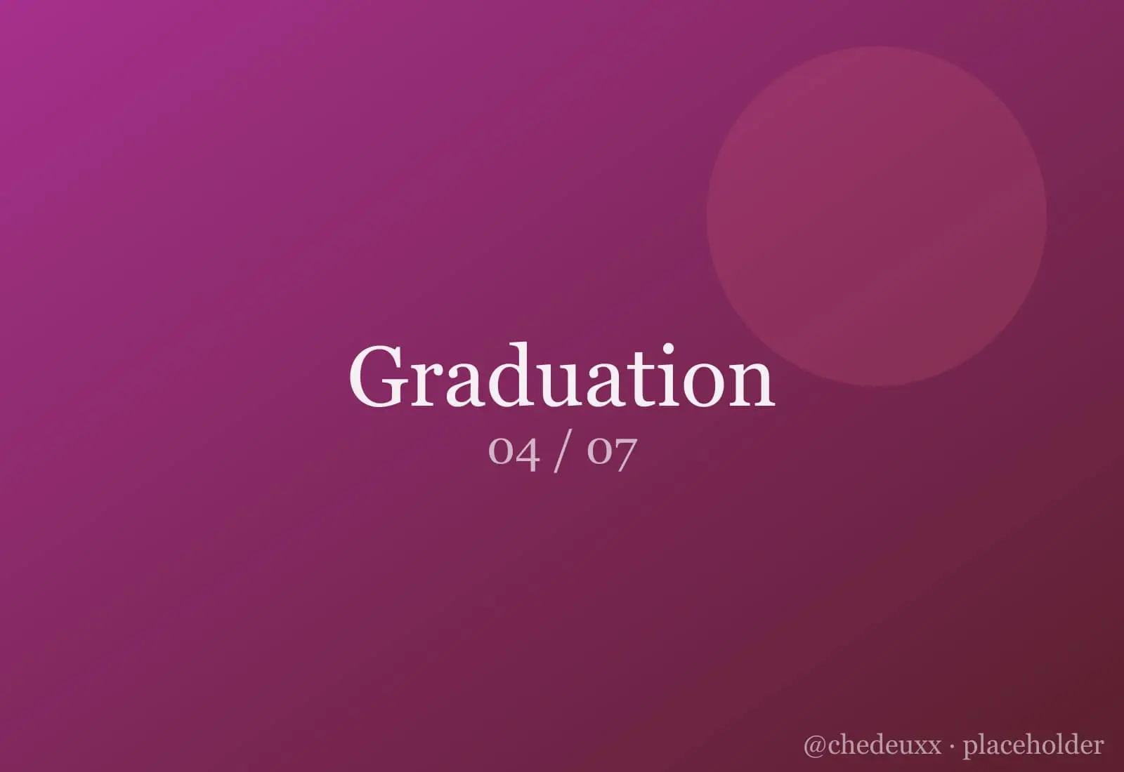 Graduation 04 — Graduation photography by chedeuxx