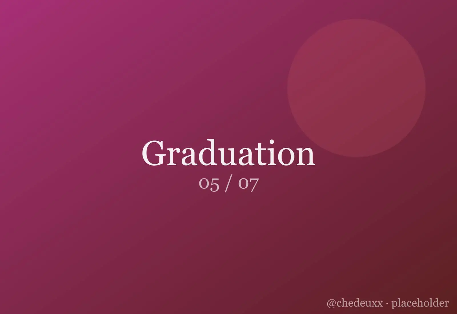 Graduation 05 — Graduation photography by chedeuxx