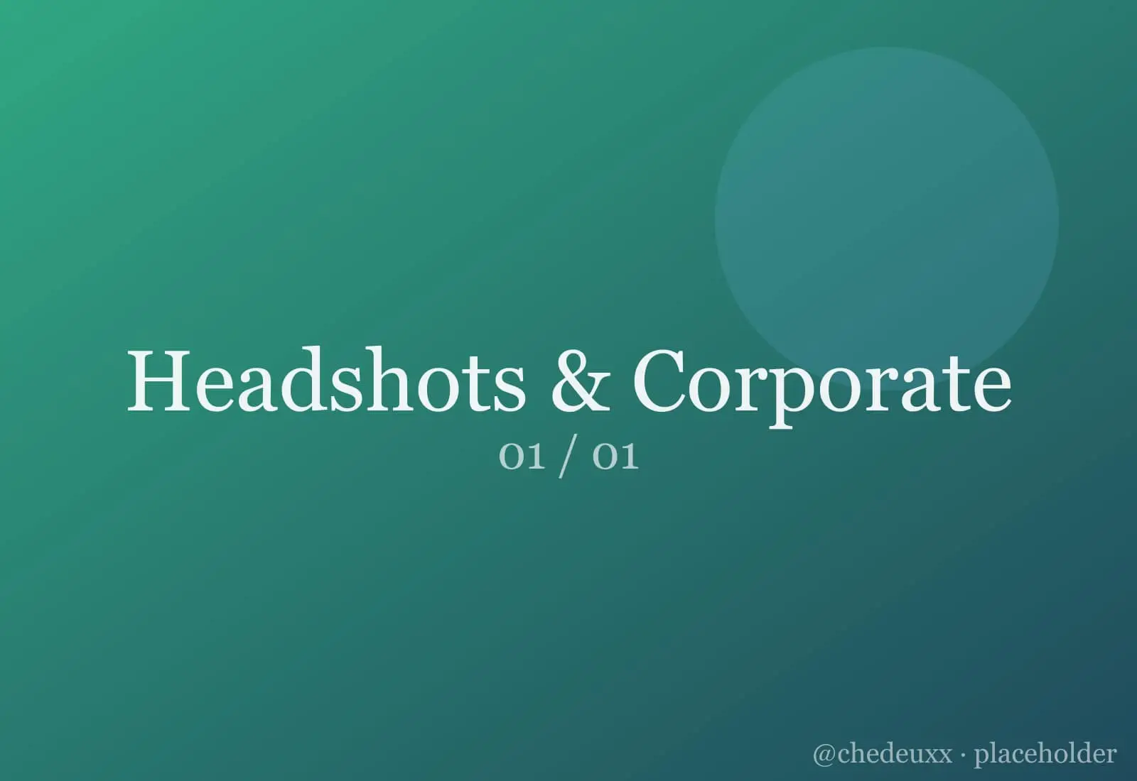 Headshots Corporate 01 — Headshots & Corporate photography by chedeuxx