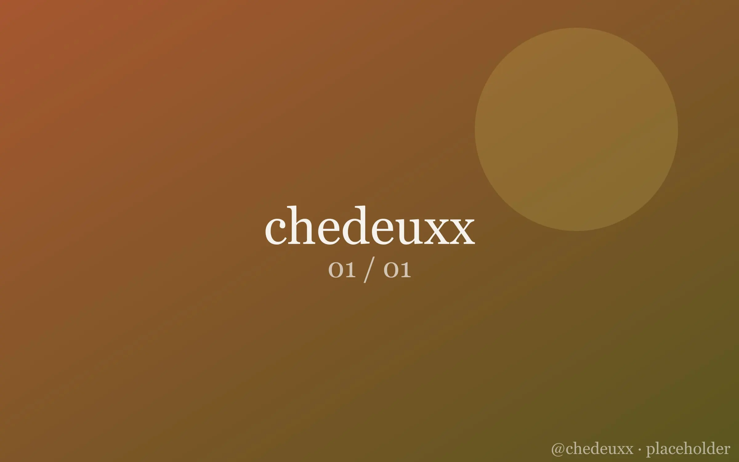 Featured photograph by chedeuxx — a portrait session at golden hour